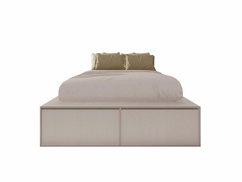 Cama PRO EMC 2 Plazas 1,40m con 6 Cajones y 2 Zapateros Venezia