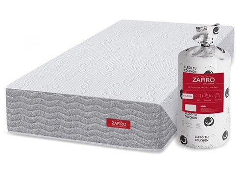 Colchón compactado de espuma Zafiro Express Light de 1 plaza 80x190cm