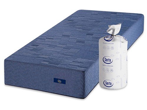Colchón compactado de resortes Serta Box Hybrid de 1 plaza 80x190 cm