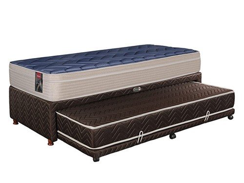 Sommier S5 Cama Adicional y Colchón Springwall 90x190 - 1 1/2 Plaza