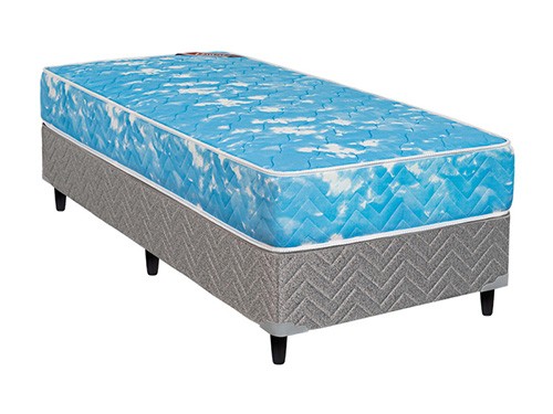 Sommier y Colchon Resortes HAWAI 090x190 1 1/2 Plazas