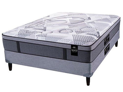 Sommier y Colchón de Resortes 2 Plazas King Koil 140x190