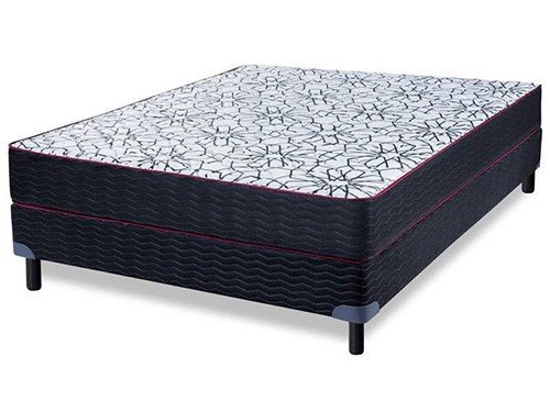 Sommier y colchón de Resortes 2 plazas Zafiro Iridio 140x190