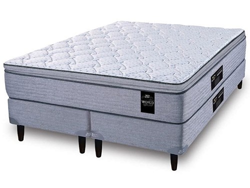 Sommier y Colchón de Resortes Queen Size King Koil Kensington 160x200