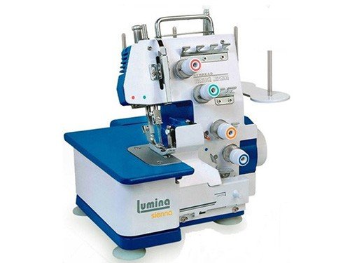 Máquina De Coser Overlock Lumina Sienna Azul 4 Hilos