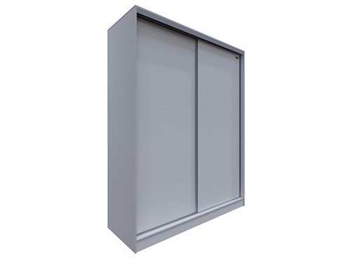 Gran Placard EMC 1,40m Puertas Corredizas con 5 Cajones Blanco