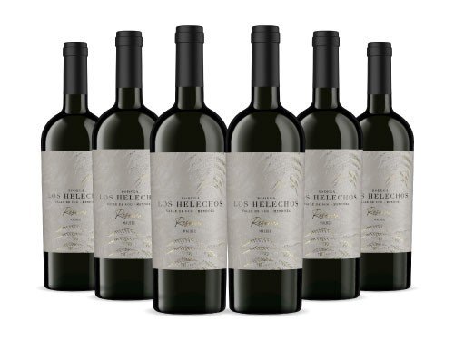 Caja de vino Malbec Los Helechos Reserva
