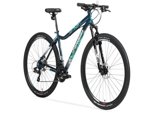Mountain Bike Flamingo Aluminio R29 21vel Alum Azul/Blanco/verde