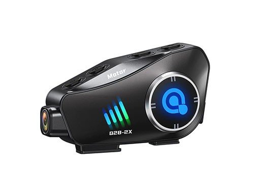 Intercomunicador moto bluetooth Motolink Q28-2X camara video