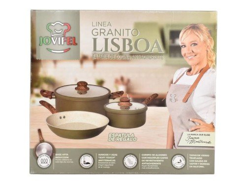 Batería de Cocina Jovifel Lisboa 6 Piezas