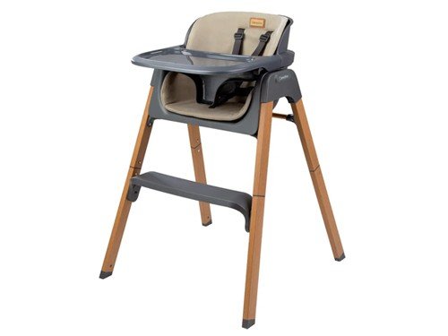 Silla de Comer Bilbao, Plegable, con Bandeja Extraíble, Carestino