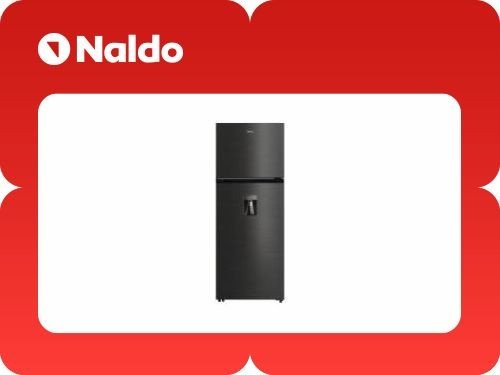 Heladera Midea No Frost 470l Mdrt645 Negra A++ Inverter