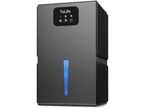 Deshumidificador ToLife para dormitorio, 2,8L, apagado autom, 88 m² G