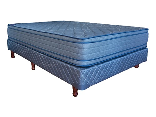 Sommier 2 Plazas Y Colchón Espuma Alta Densidad 140x190 Euro Pillow