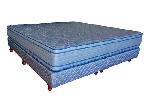 Sommier Super King Size 2x2, Colchón Espuma Alta Densidad Euro Pillow