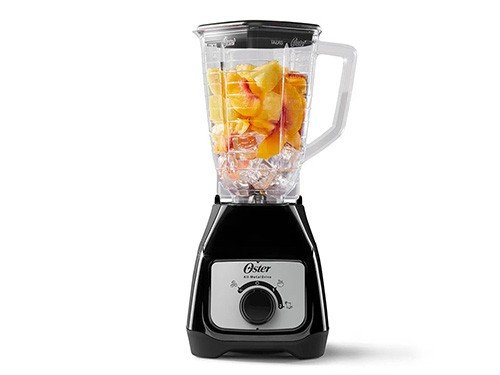 Licuadora Oster Pica Hielo Acople Metalico 1.25L Negra 550W