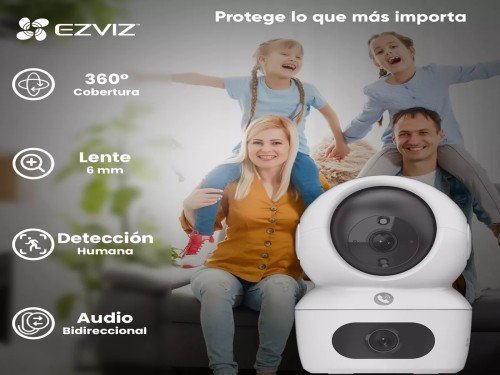 Cámara de Seguridad Wifi 6 Doble Lente 2k - H7C - Ezviz