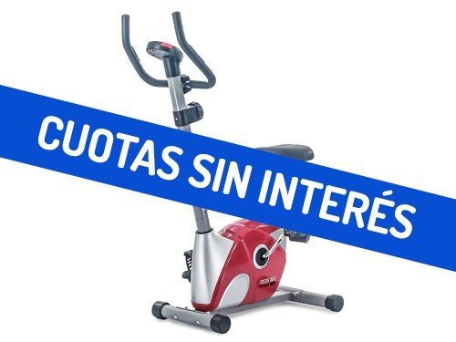 Bicicleta Fija Magnética Fitage Focus con Computadora 8 Niveles