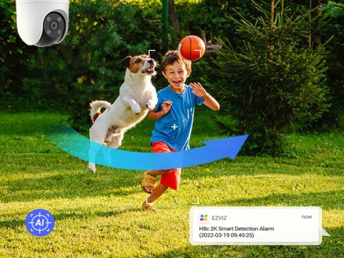 Camara de Seguridad Wifi Domo Color Full HD Vista 360 - H8C - Ezviz