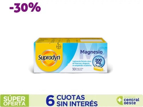 Supradyn Magnesio Comprimidos Recubiertos x 30