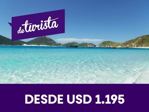Paquete 15 días - Combinado Arraial Do Cabo + Búzios + Río de Janeiro