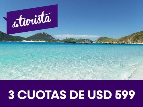 Verano 2026 - 14 noches en Arraial Do Cabo + Búzios + Río de Janeiro