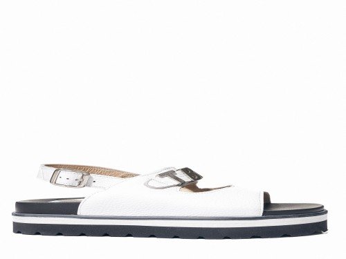 Sandalia Nair 70% OFF – sofisticación en cuero blanco