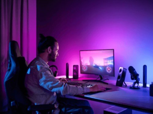 Tira Led Philips Hue Play Gradient para PC 32" 34"
