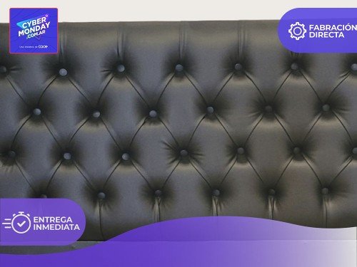 Respaldo Capitoné Tela Talampaya 160cm (queen)
