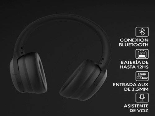 Auricular Stromberg Quiet ANC bluetooth batería hasta 12hs Aux 3.5mm