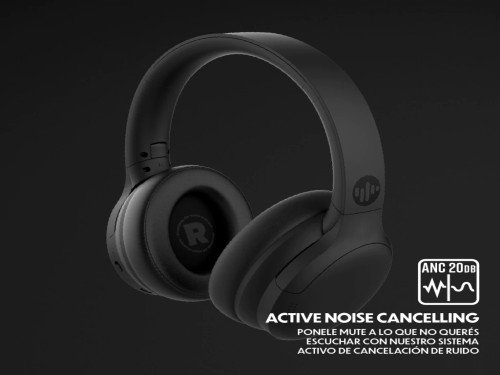 Auricular Stromberg Quiet ANC bluetooth batería hasta 12hs Aux 3.5mm