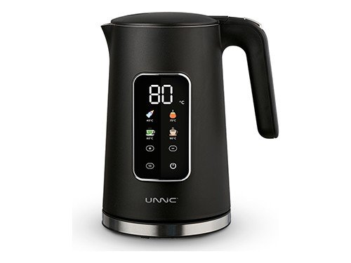 Pava Eléctrica Pantalla Digital Acero Inoxidable 1.7 Lts Unnic