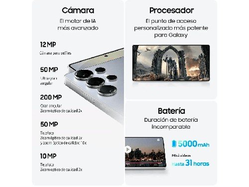 Celular S25 Ultra 12GB 256GB Titanium Silverblue Samsung