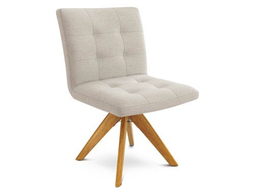 Silla de Comedor Madera Nice Tapizado Lino Espácity