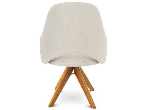 Silla de Comedor Madera Siena Tapizado Lino Espácity