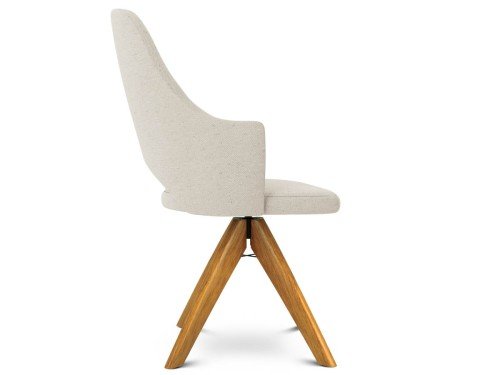 Silla de Comedor Madera Siena Tapizado Lino Espácity