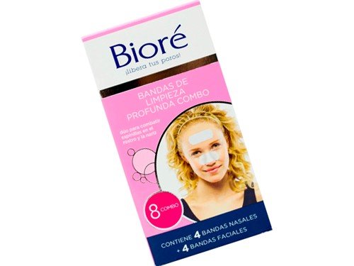 Biore Bandas De Limpieza Profunda Combo Nasales Facial 8u