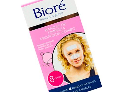 Biore Bandas De Limpieza Profunda Combo Nasales Facial 8u