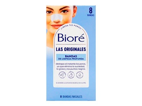 Biore Bandas De Limpieza Profunda Nasales Originales 8u