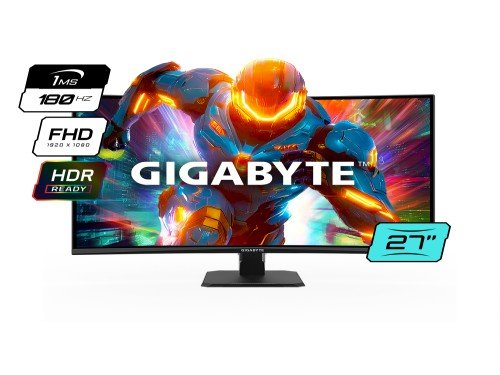 Monitor Gaming Gigabyte Curvo 27 Full Hd 180Hz 1Ms