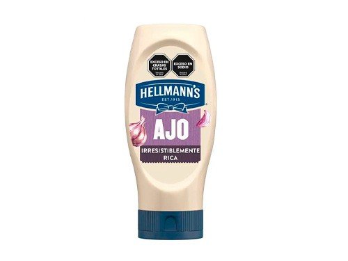 Aderezo De Ajo Hellmanns 340 Gr