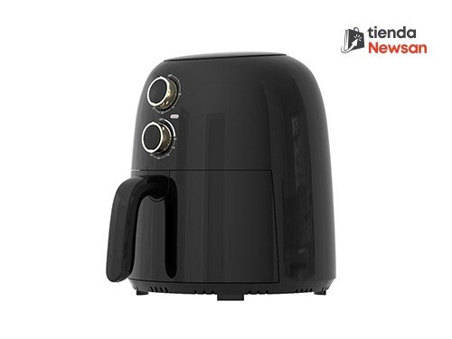 Freidora De Aire Manual Sansei 3.5L 1350W Negra