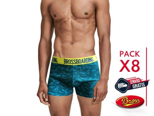Pack X8 Bóxer Bross Estampado