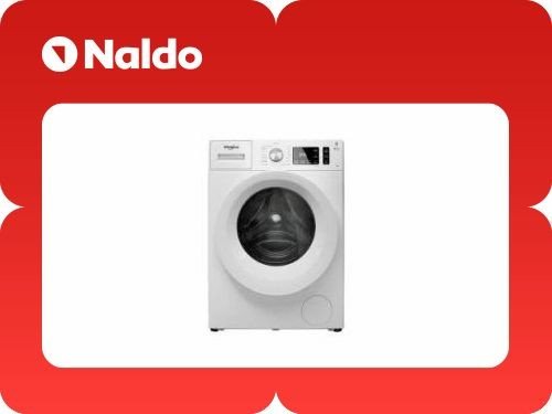 Lavarropas Whirlpool 7kg Wnq70bb Inv 1200rpm 15programas Blanco