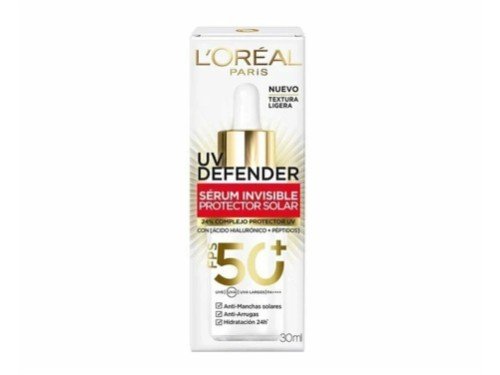 Loreal Paris Protector Solar Uv Defender Sérum Invisible Fps 50+ 30ml