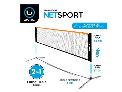 Red de Futbol Tenis Kit Anti Viento Unnic