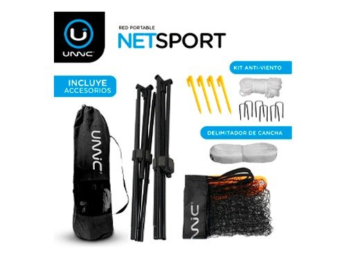Red de Futbol Tenis Kit Anti Viento Unnic