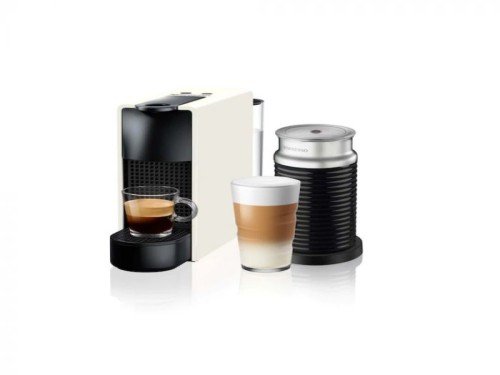Cafetera NESPRESSO ESSENZA Mini C White + Espumador Aeroccino