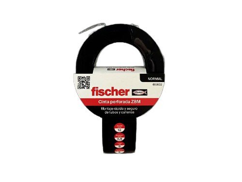 Cinta Perforada Acero Galvanizado 12X0.5Mm 5Mts Fischer