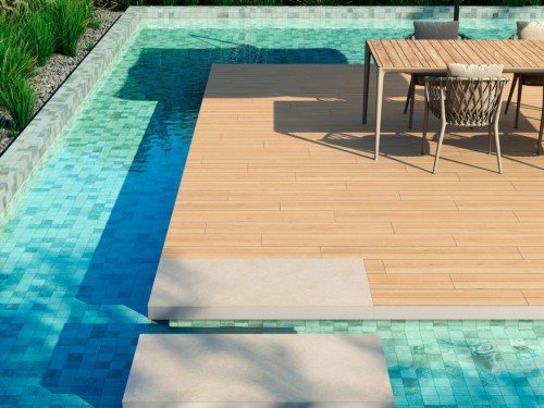 Revestimiento para Pileta Eliane Java Lago 7,5x7,5 Azul